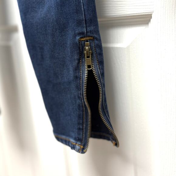 Kut From the Kloth Jeans Skinny Zip Ankle Medium Wash Size 6 - Picture 4 of 7